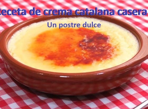 receta crema catalana casera