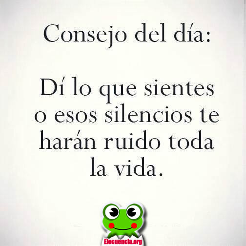 di lo que sientes