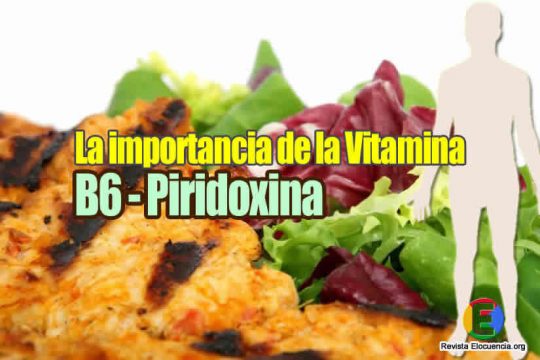 La importancia de la vitamina B6 o piridoxina