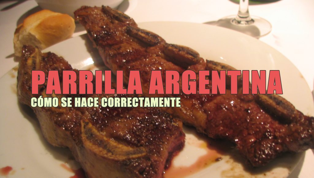 parrilla argentina. Receta típica