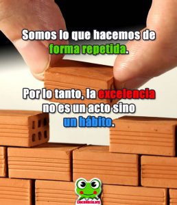 Frases Motivadoras. Somo lo que hacemos...