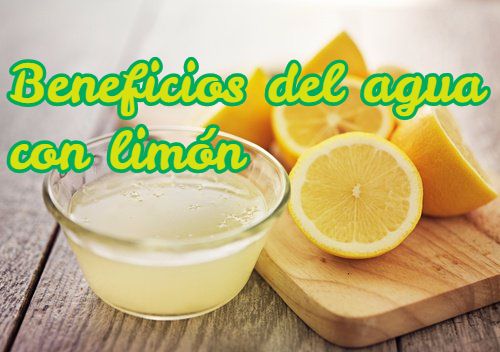 beneficios del agua con limón