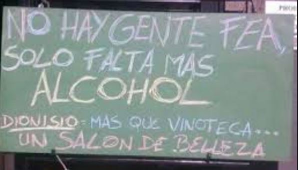 carteles graciosos de bares imágenes de carteles graciosos