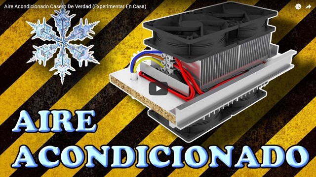 como hacer aire acondicionado casero experimentos en casa