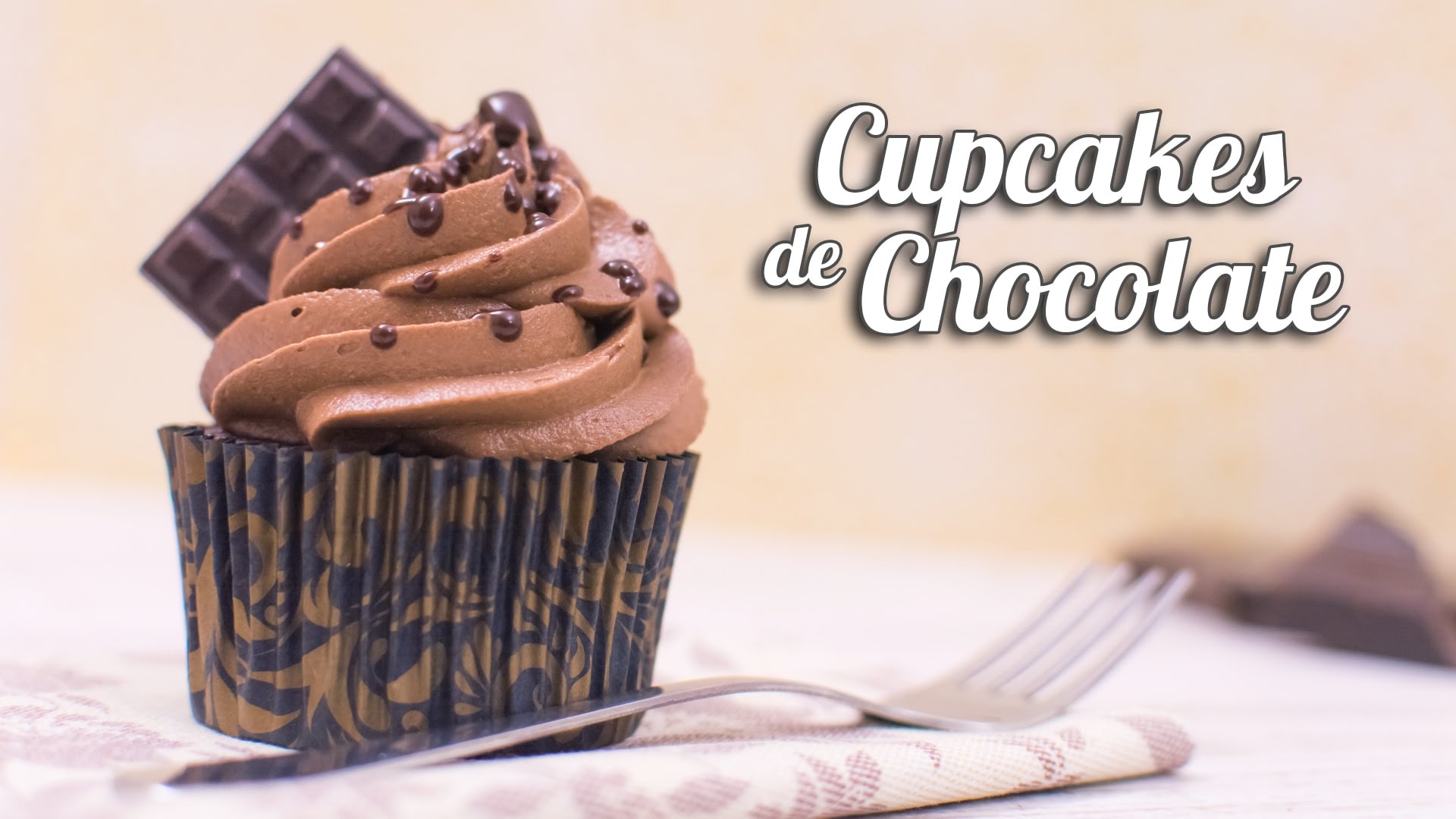 receta cupcakes de chocolate