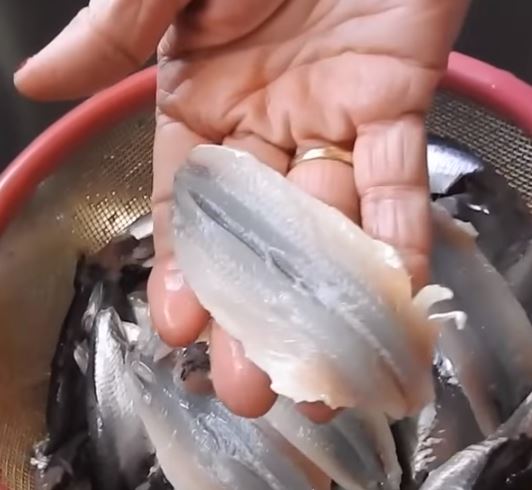 Boquerones ya limpios