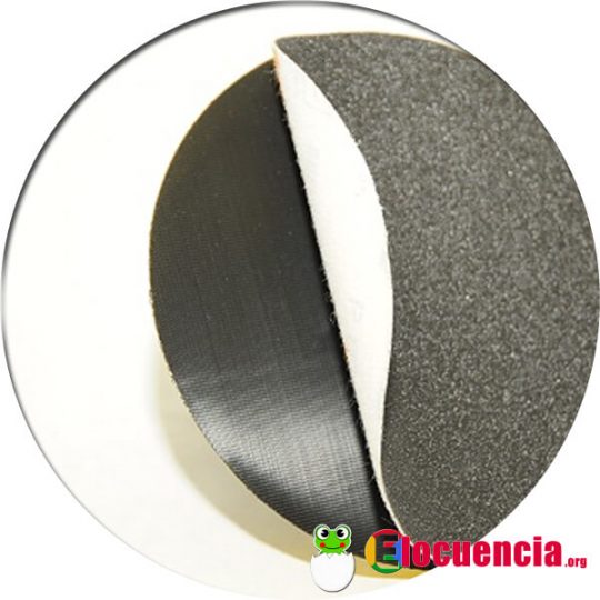 disco fieltro velcro para pulir acero