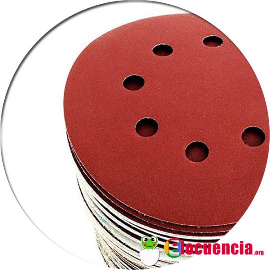 discos de diferentes granos para pulir acero