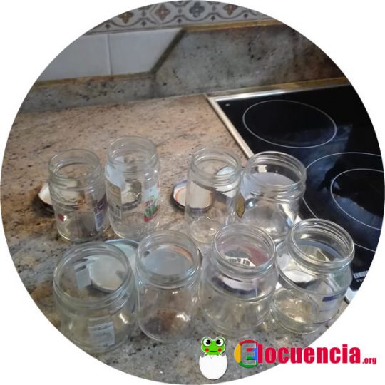 frascos limpios para conservar comida sin congelar