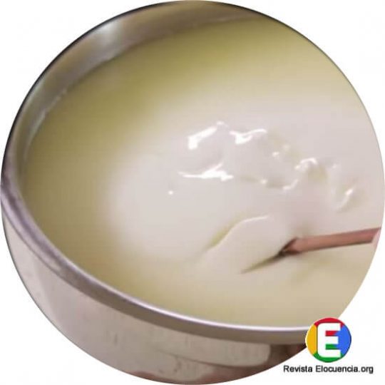 cuajada de leche de cabra