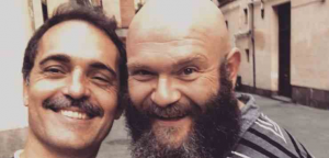 Imagen en la que aparecen Pedro Alonso e Darko Peric