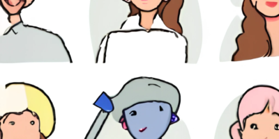 imagen pop-art en la que aparecen varios dibujos de personas diferentes